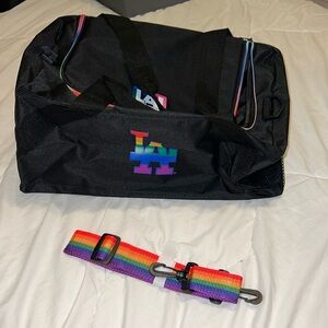 LA Dodgers Pride mini duffle bag